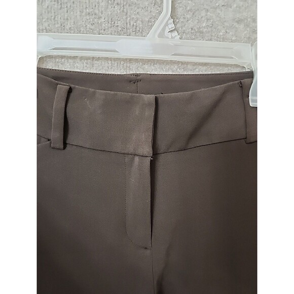New York & Co 7th Avenue Barely Bootcut Dress Pants Womens 10 Brown Modern NEW - Picture 3 of 9